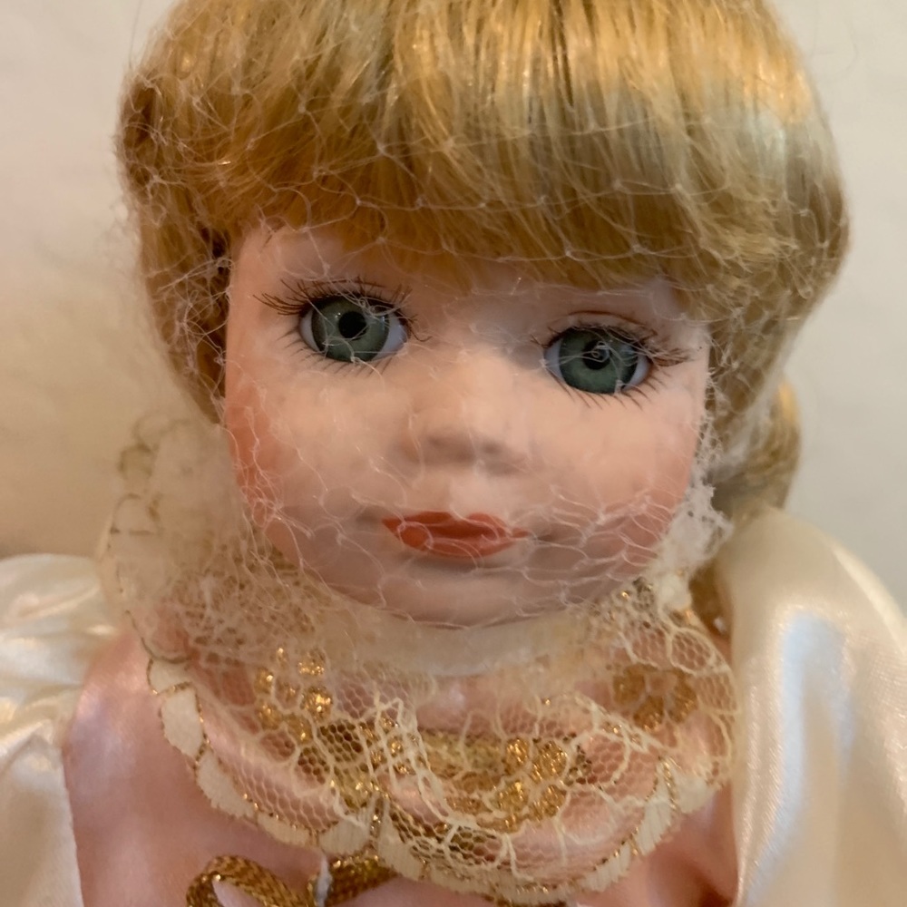 BRADLEYS DOLLS LIMITED EDITION VINTAGE NIB BEAUTIFUL PORCELAIN FAIRY GODMOTHER - Picture 4 of 10